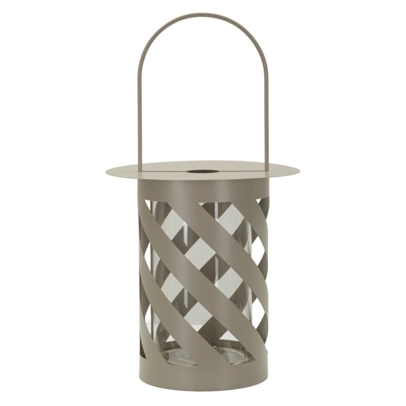 Lanterna Saturno Tortora Twist cm ø 23x43