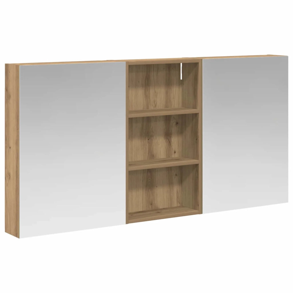 Set di Armadi da Bagno con lo scaffale 3 pcs 140 x 14,5 x 70 cm 3403783