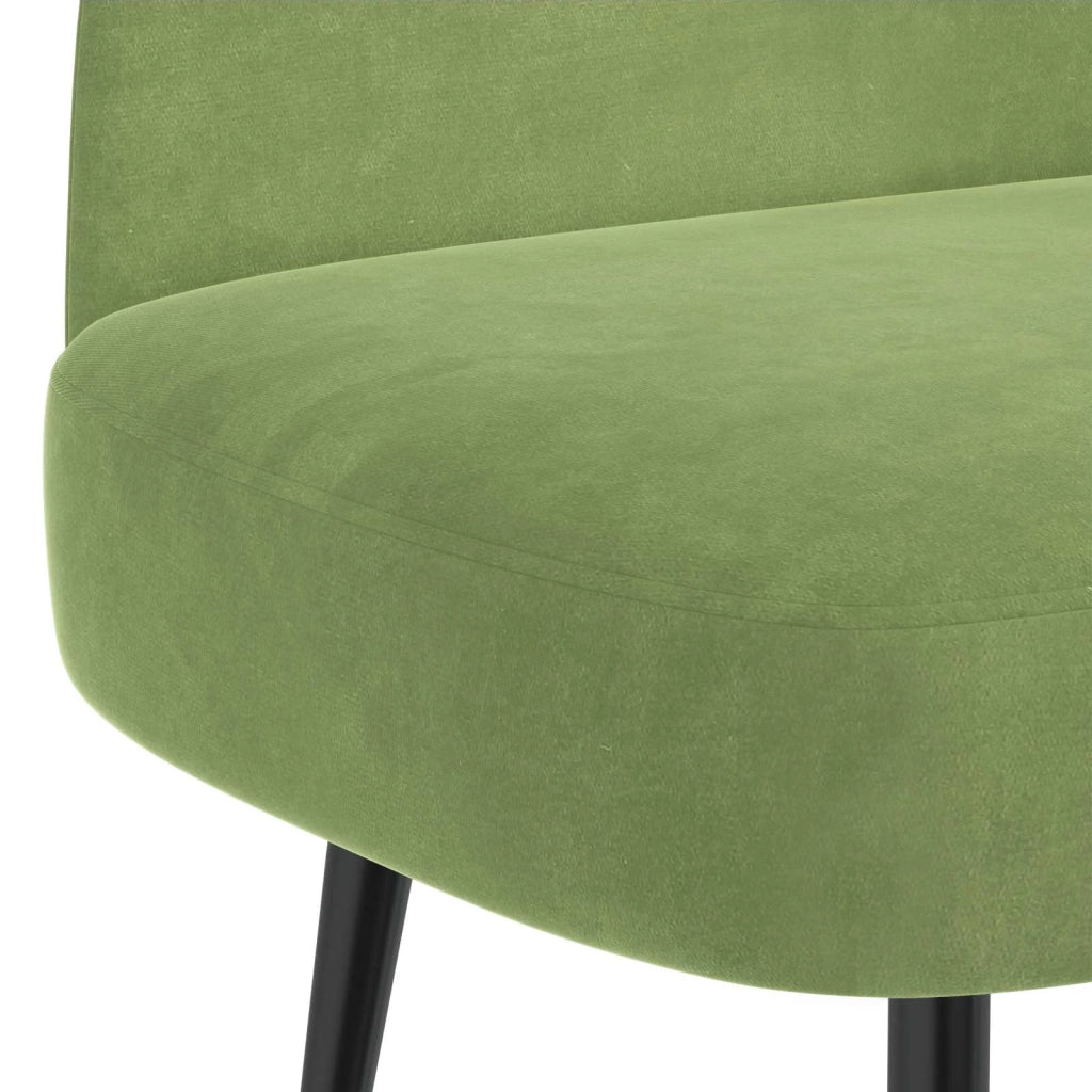 Panchina imbottita con schienale Verde chiaro 110 x 60 x 76 cm