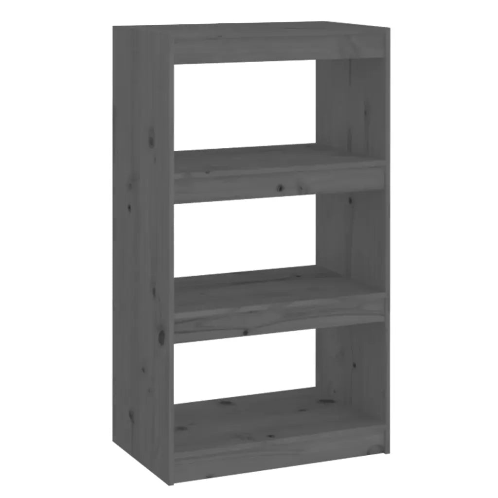 Libreria/Divisorio Grigio 60x30x103,5 cm in Massello di Pino cod mxl 6891