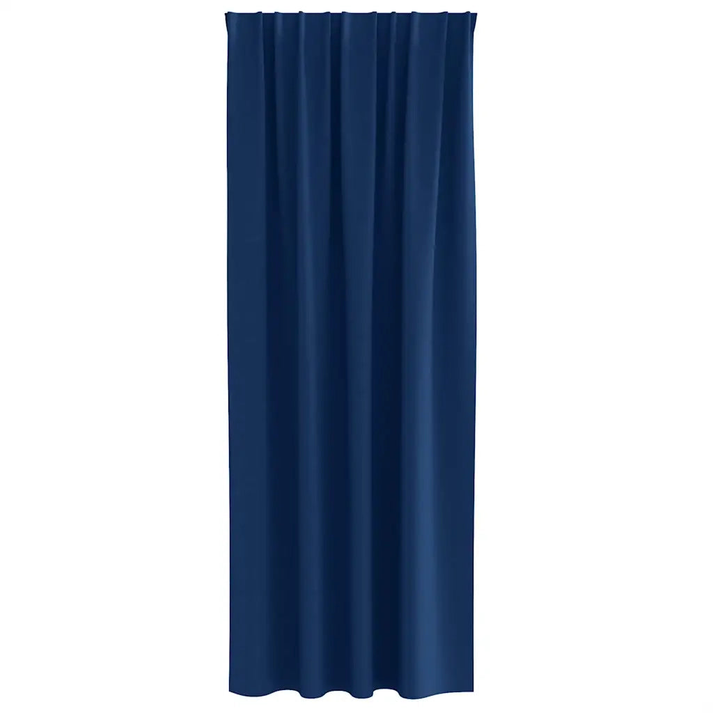 Tende Blackout con Anelli 2 pcs Blu Scuro 245 x 140 cm 4107476