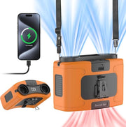 Ventilatore Portatile 20000 mAh - Ventilatore Oplaubile con 10 Velocità e Batteria Duratura