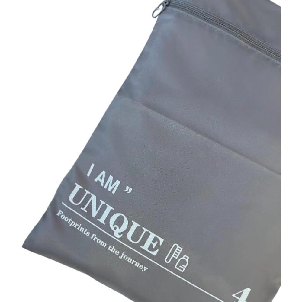 Trade Shop - Set 2 Organizer Viaggio Casa Borsa Impermeabile Organizzatore Valigia Grigio 36x26cm 87710 -