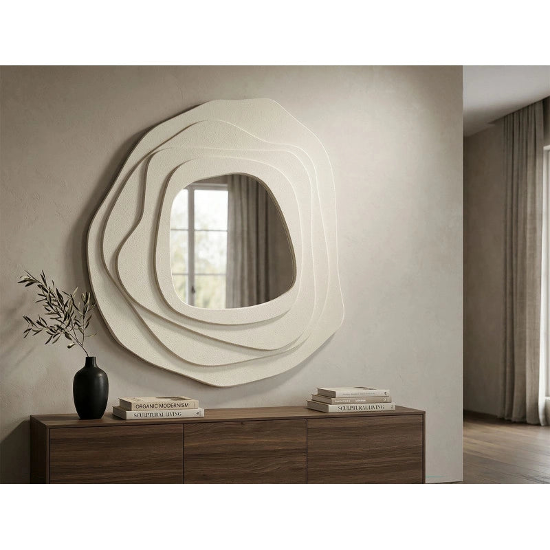 Specchio Da Muro Dalia Bianco cm 90x4x97