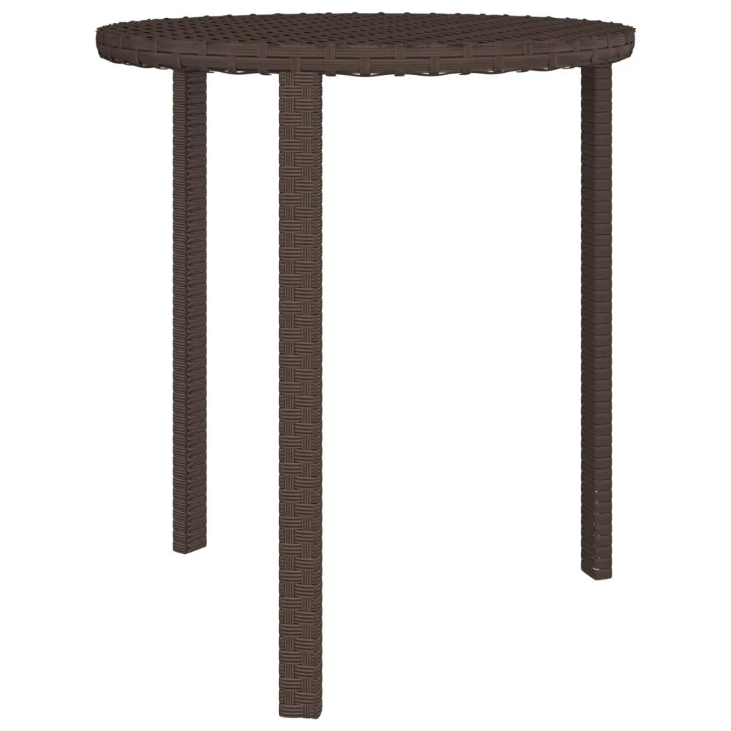 Tavolini da Giardino 3 pz Marroni in Polyrattan 3324832