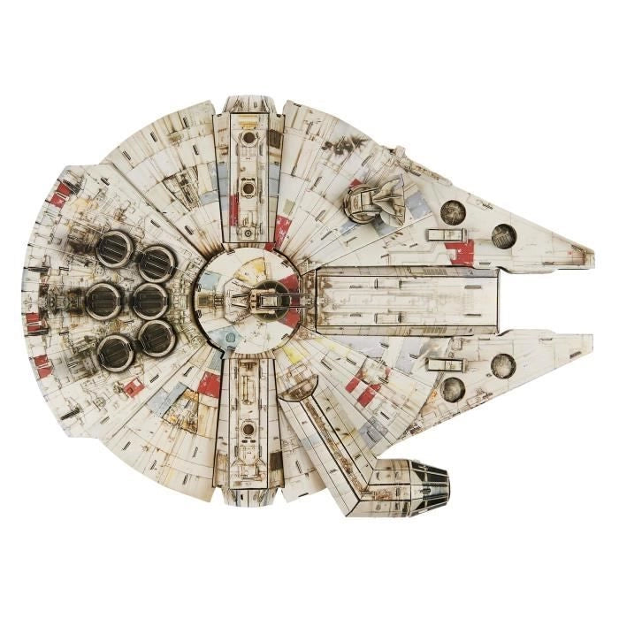 Star Wars - MILLENNIUM FALCON - Modello 4D da costruire - 48 cm