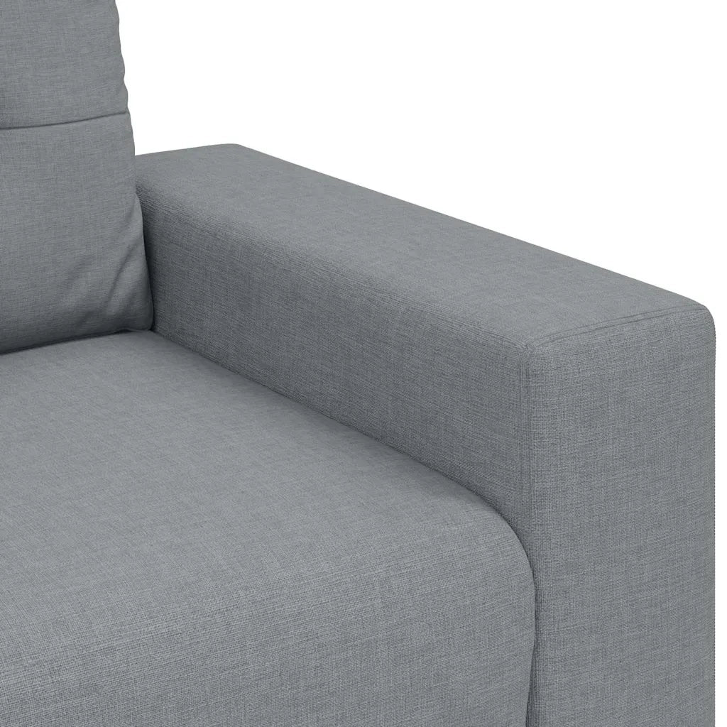 Poltrona-Divano Sedia Grigio Chiaro 100x78x80 cm in Tessuto
