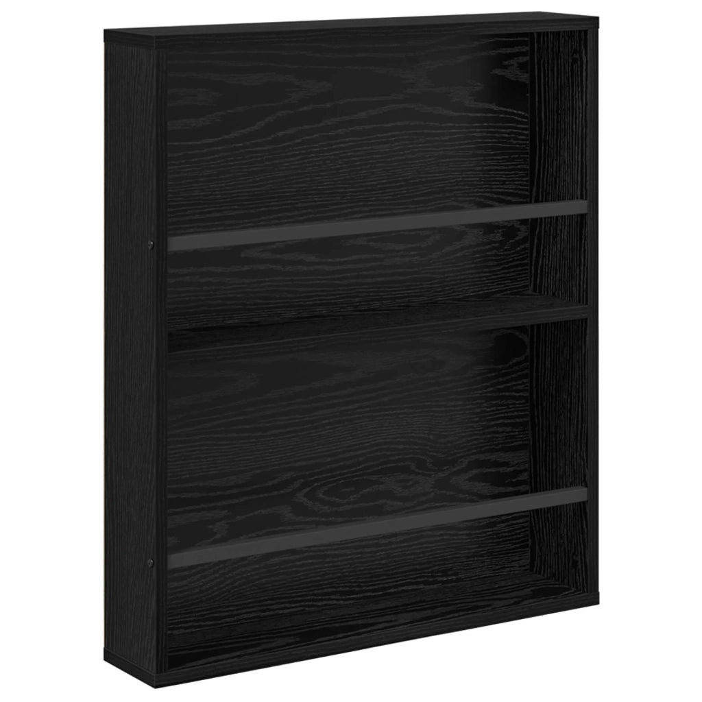 Scaffale per riviste Rovere Nero 60 x 12 x 70 cm CFW7303814