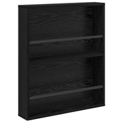 Scaffale per riviste Rovere Nero 60 x 12 x 70 cm CFW7303814