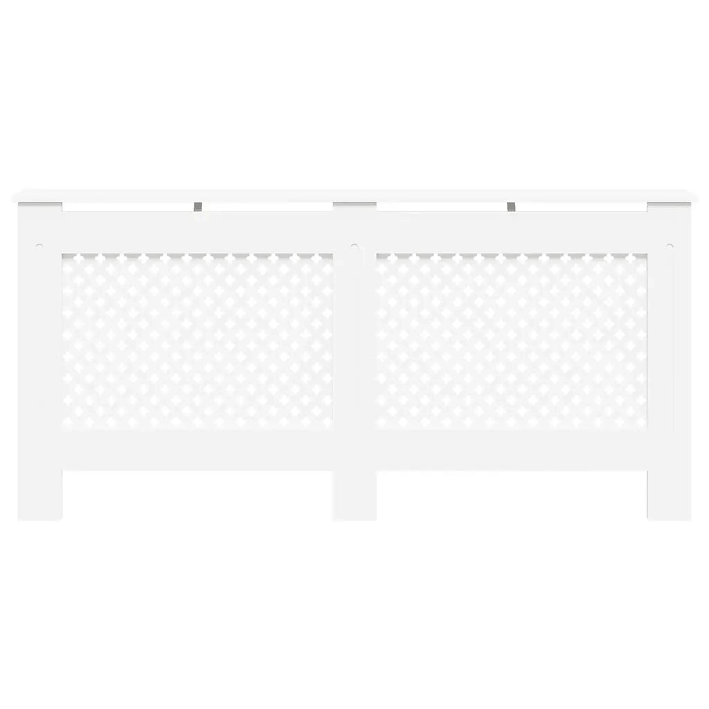 Coperture per Radiatori 2 pz Bianche 172x19x81,5 cm in MDF 3051379