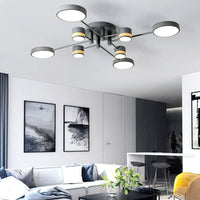 Lampada Da Soffitto Grey Grigia APP528-8C