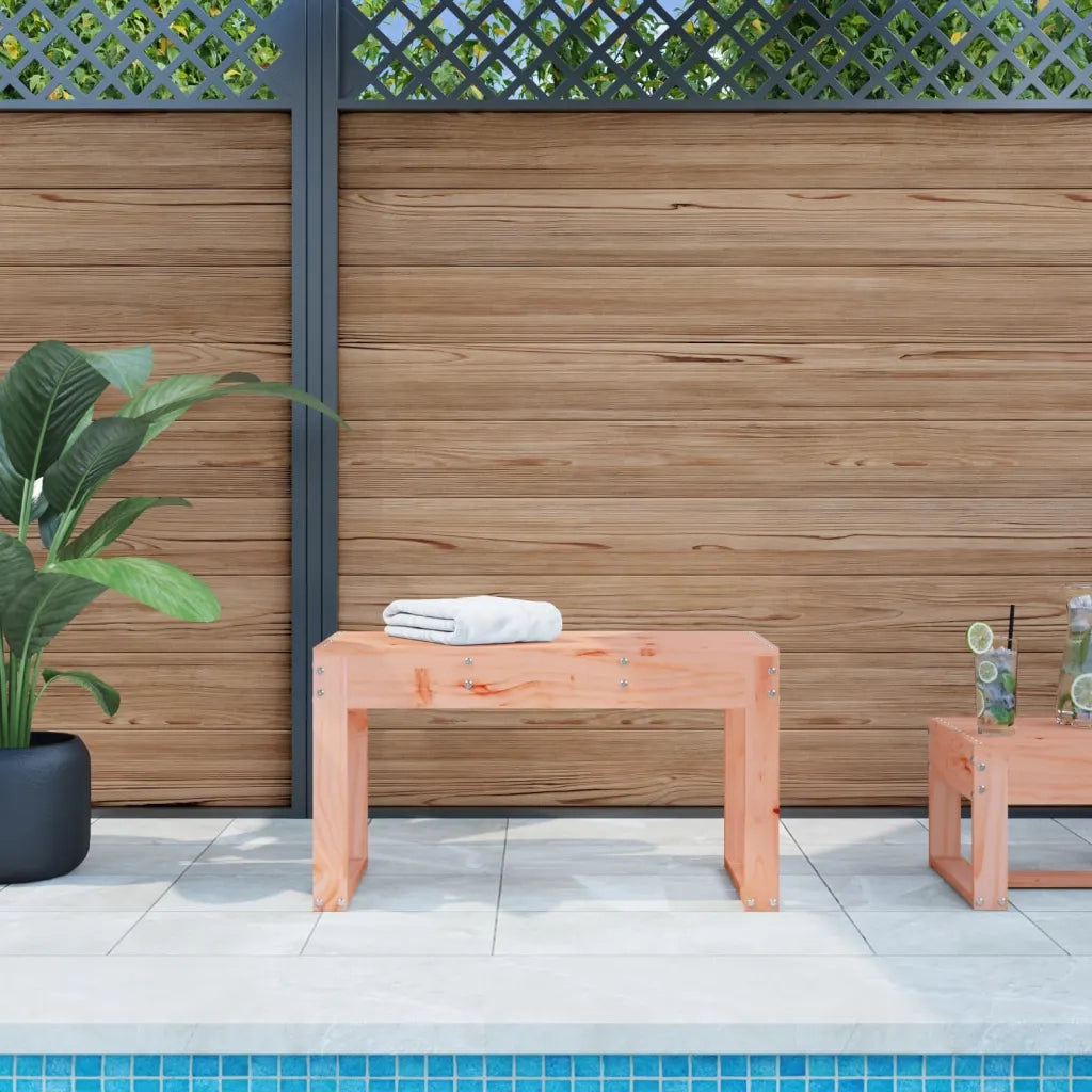 Panchina da Giardino | Panca da Giardino 80x38x45 cm in Legno Massello di Douglas