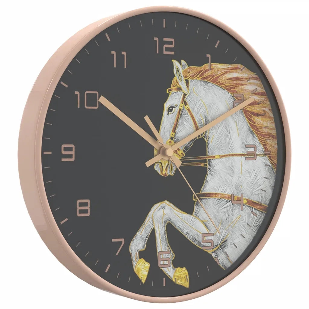 Orologio da Parete Oro e Bianco ?29,5 cm Polistirene e Vetro CFW9286160