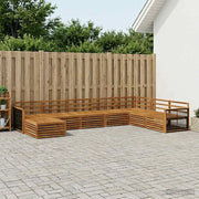 Set di divani da esterno 8 pcs Naturale 3383712