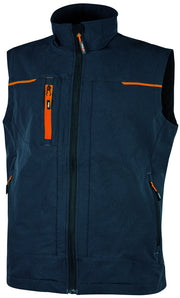 U-Power GILET SATURN Col. Blu/Arancio Mis. XL