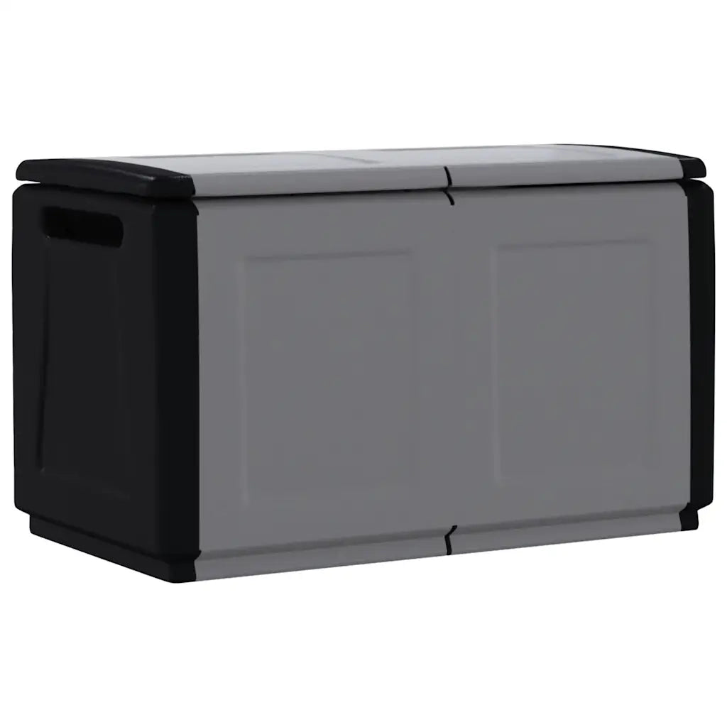 Contenitore da Giardino 96x53x57 230 L Grigio Scuro e Nero 151817