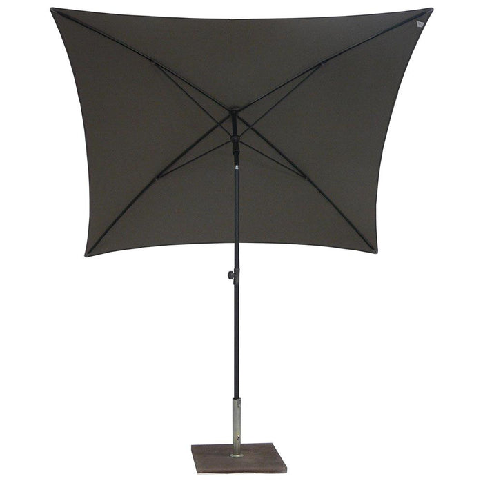 Ombrellone da Giardino 200x200 cm Palo Ø27 mm in Acciaio Maffei Kronos Tortora