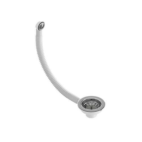 PILETTA CON CESTELLO HOOK FLEX C/TP PER LAVELLO CUCINA- 11/2 x 110 troppop. tondo- BONOM- pezzi 1