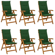 Sedie da giardino reclinabili 6 pz Naturale 3434475