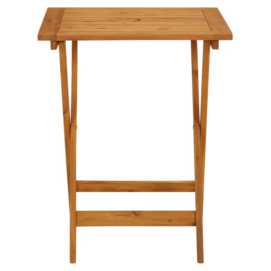 Set da Bistrot 3pz Bianco Crema in Tessuto e Legno Massello 3281760
