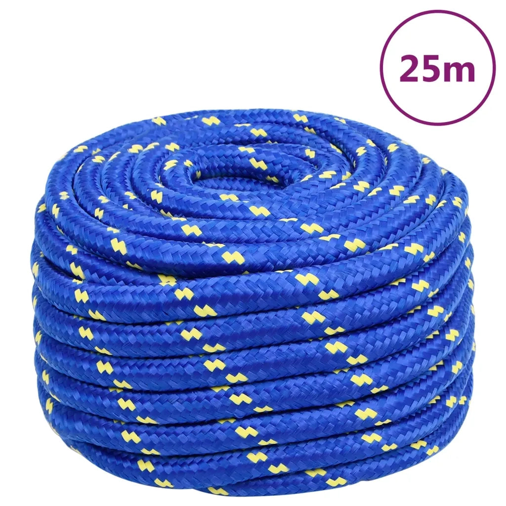 Corda Nautica Blu 20 mm 25 m in Polipropilene cod mxl 47704
