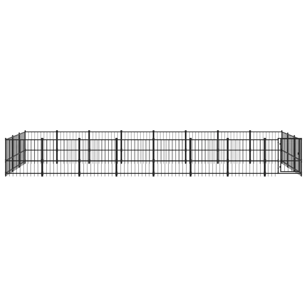 Gabbia per Cani da Esterno in Acciaio 22,58 mÂ² cod mxl 34740