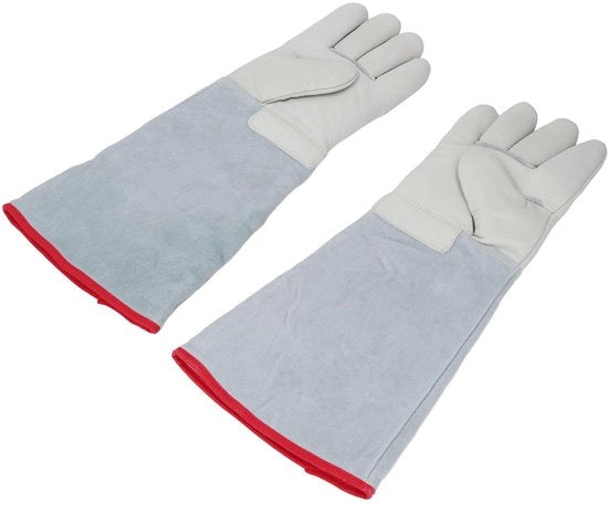 Manopole per sticchi liquidi a 3 strati - 45 cm - Resistente al freddo - Pelle sintetica/vezza di polipropilene - 3 strati - Per liquidi di sticco e ghiaccio secco - Protezione abrasiva - Manopole per sticchi liquidi