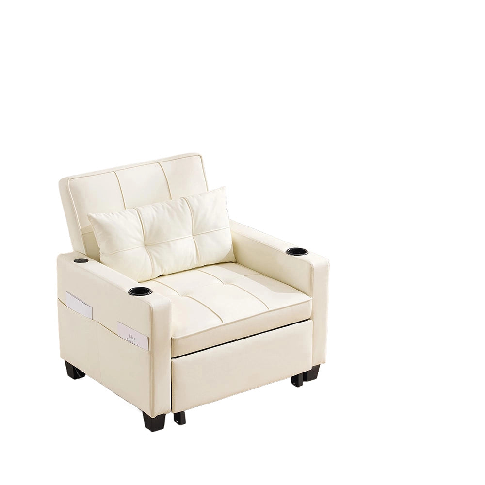 Divano letto 3 in 1 - Xylo - con porta-bicchieri e USB per spazi piccoli