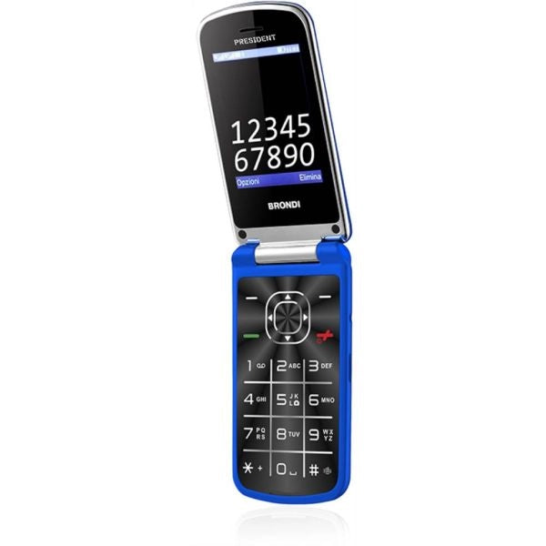 Brondi president 7,62 cm (3) 130 g blu telefono cellulare basico - 10275073
