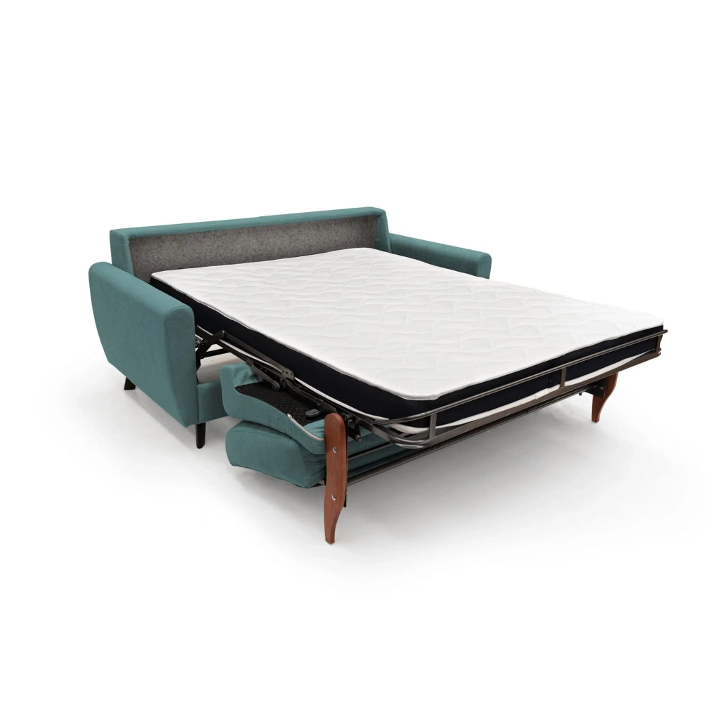 Callisto Divano letto matrimoniale 188 cm petrolio