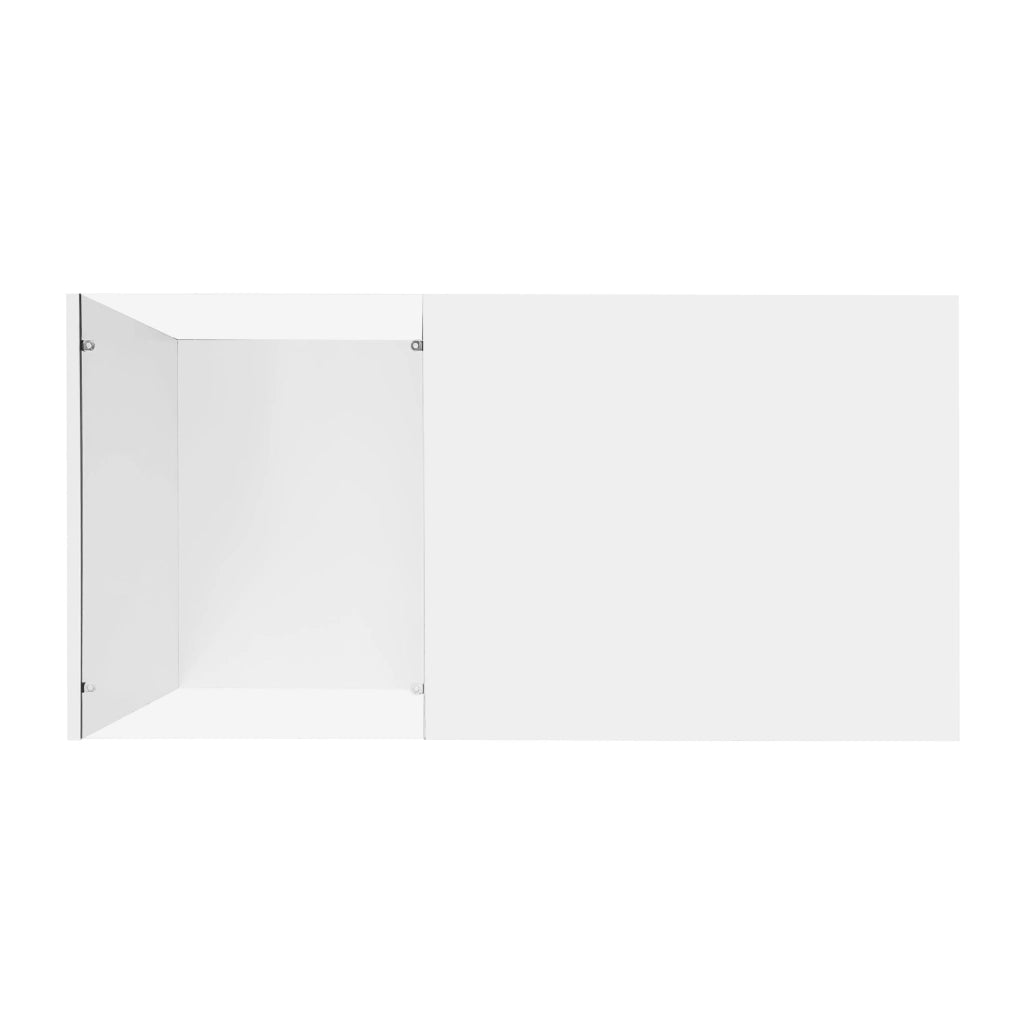 Tavolino da caffè 100x50x32.5 cm; con LED dimmerabile e piano in vetro; truciolato; bianco