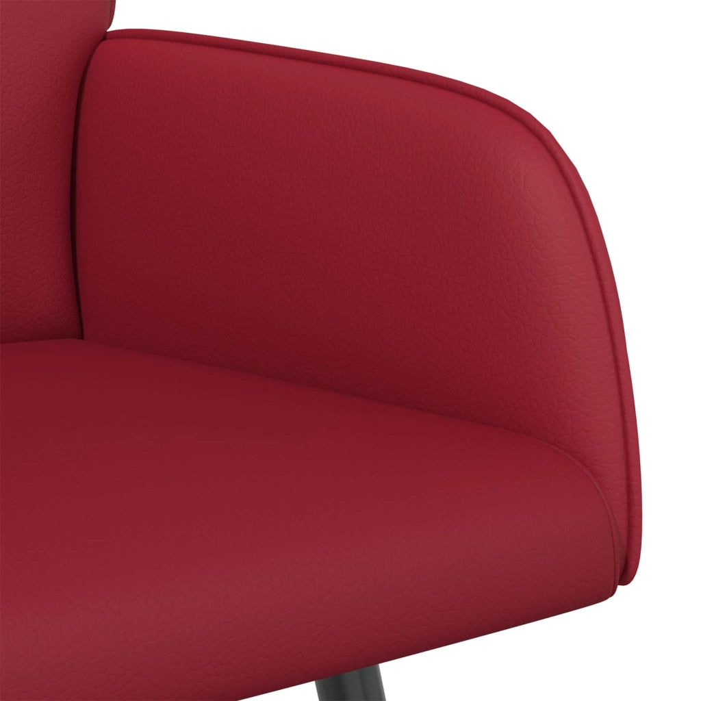 Divano a 2 posti con gambe in metallo 2 posto Rosso Vino 42051011