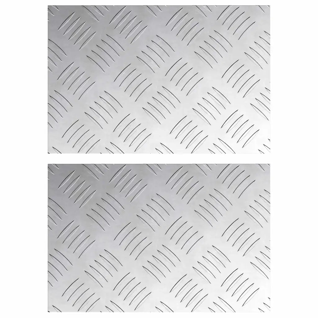 Gradini per Scale 2 pcs Argento 30 x 20 cm Alluminio 4104239