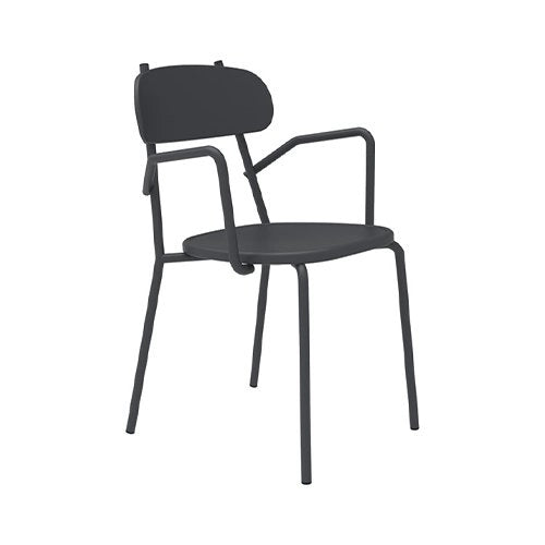 Sedia da esterno vermobil fo300 ag fox grigio antico