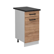 Vicco Mobiletto base per cucina Quercia dorata 40 cm PL Antracite