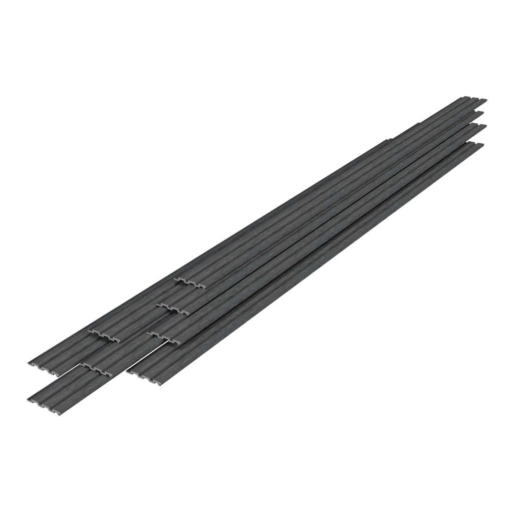 Set Brunssum di 16 Pannelli Murali 3D - Effetto Grigio Marmo NEU.HOLZ