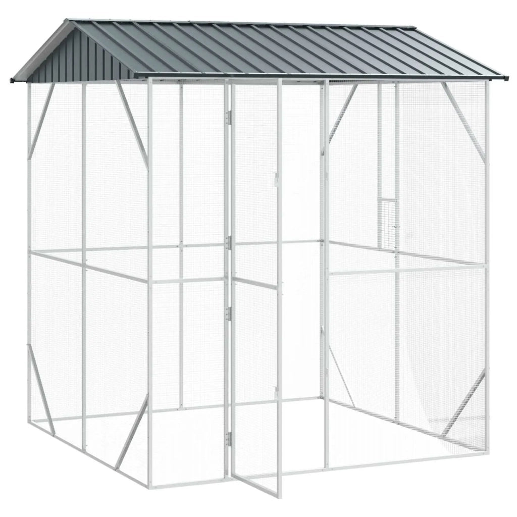 Gabbia per uccelli Antracite 215 x 208 x 247 cm Acciaio zincato 3325152