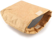 Borsa pranzo riutilizzabile isolata - Borsa picnic portatile - Resistente al calore - Marrone - Borsa flessibile per spese - Adatta per bambini, ...