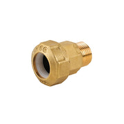 RACCORDO MASCHIO IN OTTONE PER TUBO PE- 3/4 x 25- CAVAL- pezzi 1
