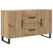 Credenza | Madia | Buffet da pranzo | Armadio da pranzo Rovere Artigianale 100x36x60 cm in Legno Multistrato