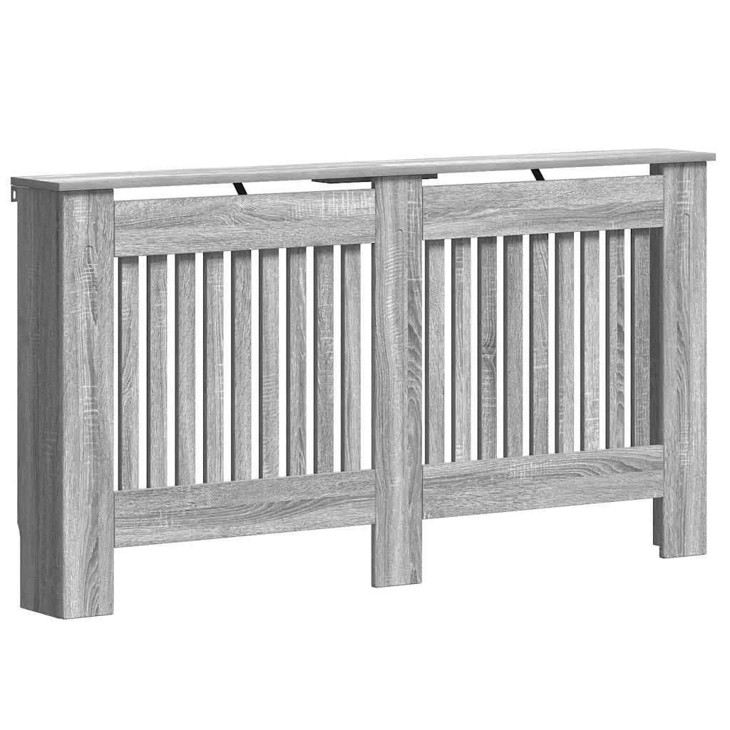 Copertura per radiatori Grigio Sonoma 152 x 19 x 81,5 cm 884084