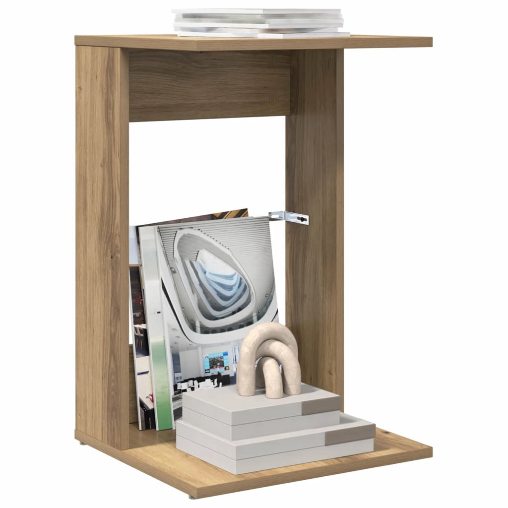 Tavolo laterale | Tavolino Rovere artigianale 40 x 38 x 62,5 cm