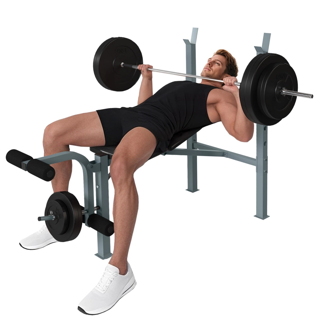 Panca fitness regolabile ¨C Xylo ¨C allenamento pesi completo con curl