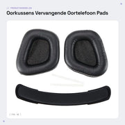 Orecchini sostitutivi per cuffie - Pads per cuffie - Nero - Cintura - Comodo e Duraturo - Adatto per Corsair Void e Void Pro
