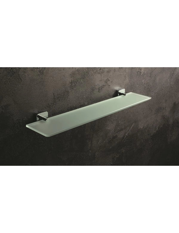 Mensola a muro per doccia in vetro TASI 60 x5 x13,2 cm