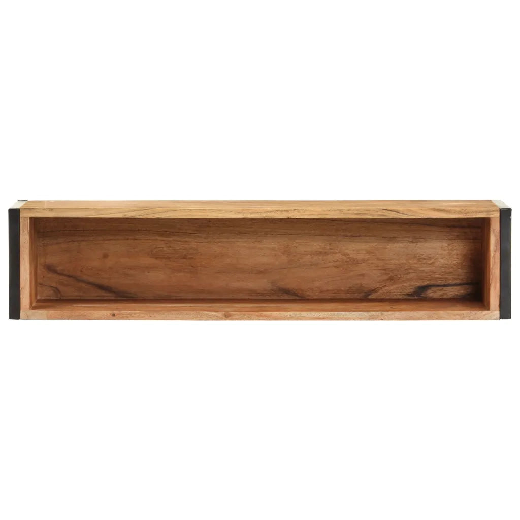 Fioriera | Cassetta per fiori | Vaso 90x20x68 cm in Legno Massello di Acacia