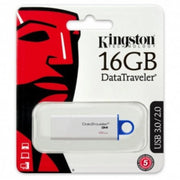 Trade Shop - Pendrive Usb 3.0/2.0 16gb Chiavetta Penna 16 Gb Chiave Kingston Memoria Dtg4/16gb -