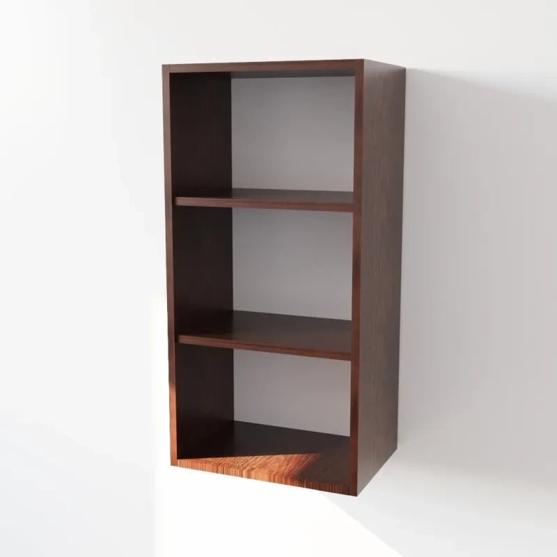 Pensile Cucina in Legno Nobilitato Wenge Mobile Alto con 1 Anta, Pensile Componibile Moderno Made in Italy (H90XL45XP33cm)