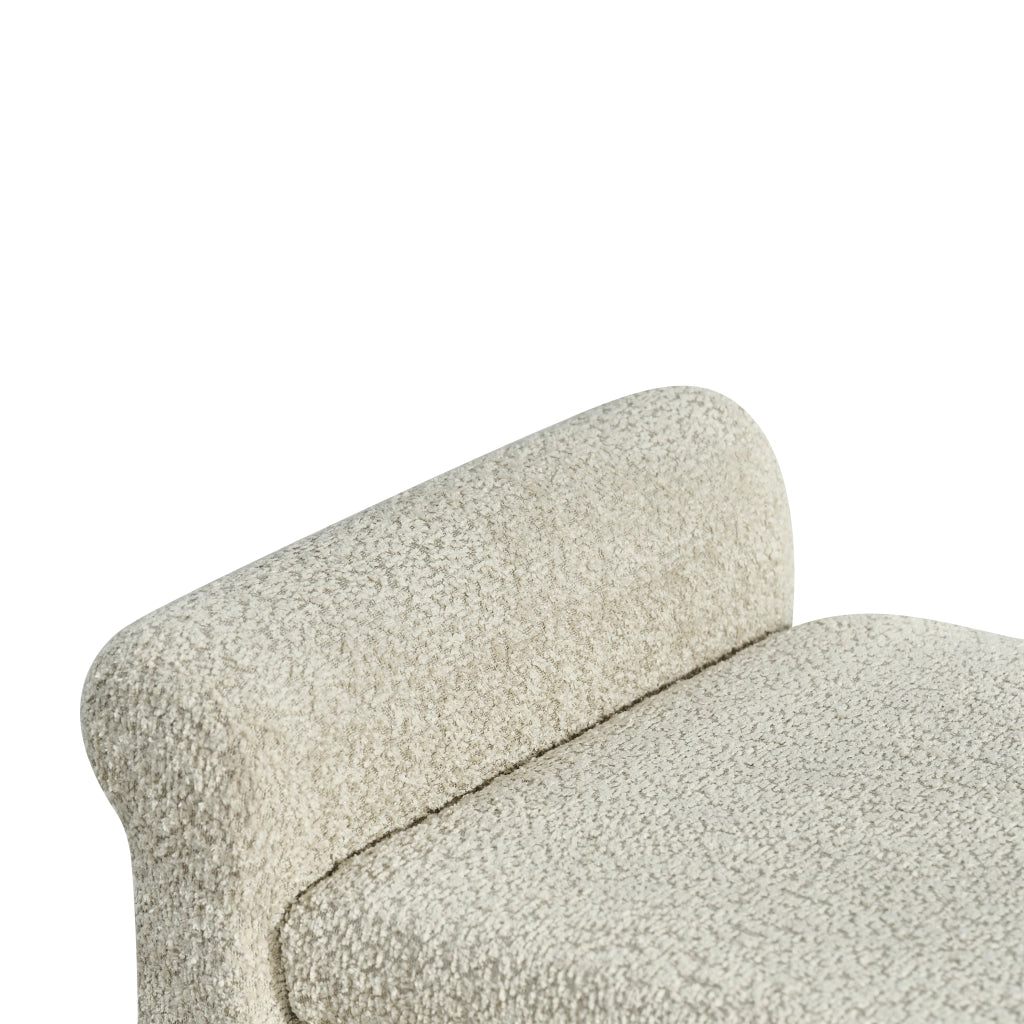 Pouf contenitore con coperchio sollevabile e struttura in legno stile scandinavo per salotto e camera da letto cammello