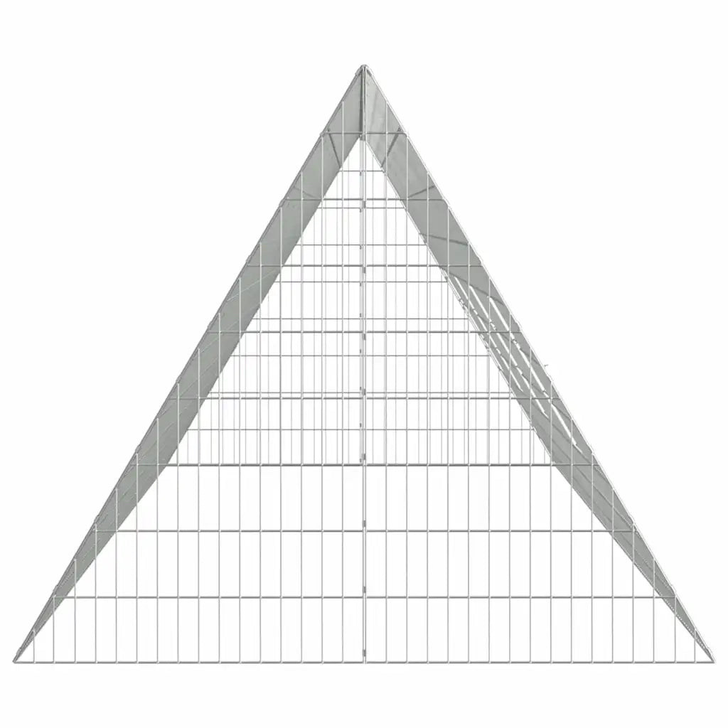 Gabbia per polli Argento 430 x 100 x 85 cm Acciaio zincato